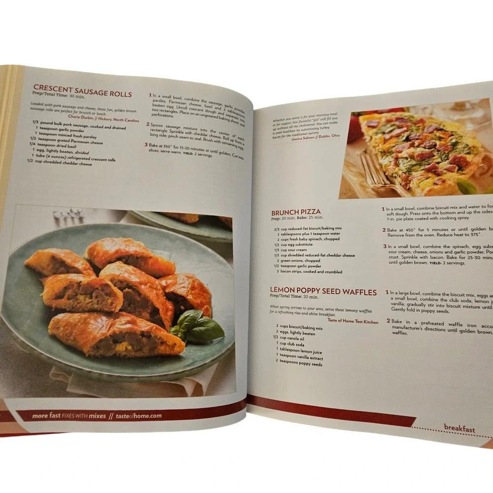 Taste of Home More Fast Fixes with Mixes Cookbook 2009 Hardcover 379 Recipes
